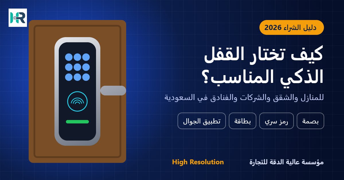 دليلك الشامل لاختيار القفل الذكي المناسب لمنزلك أو شركتك